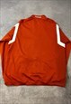 NIKE TRACK JACKET EMBROIDERED TEXAS LONGHORNS ZIP UP JACKET