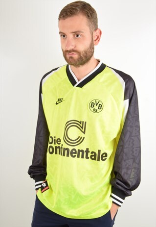 VINTAGE NIKE JERSEY FOOTBALL SHIRT BVB DORTMUND (1638)