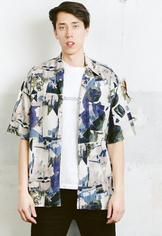 VINTAGE 90S PATTERNED SHIRT