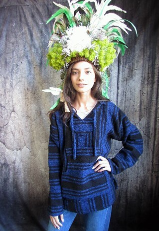 VINTAGE 1970S BAJA MEXICAN HOODIE