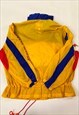 VINTAGE 80S USA SIZE MEDIUM WINDBREAKER IN MULTI