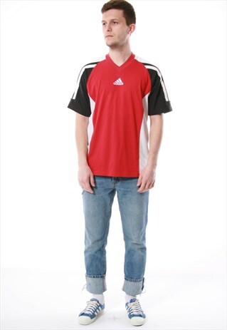 90S VINTAGE ADIDAS RARE OLDSCHOOL T-SHIRT 13569