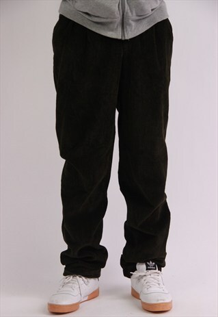 VINTAGE GREEN CORD TROUSERS