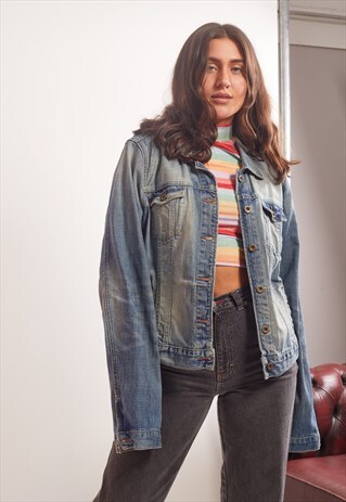 VINTAGE RALPH LAUREN DENIM JACKET BLUE