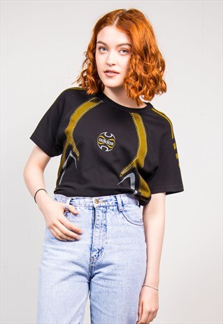VINTAGE 90'S BLACK ADIDAS T-SHIRT