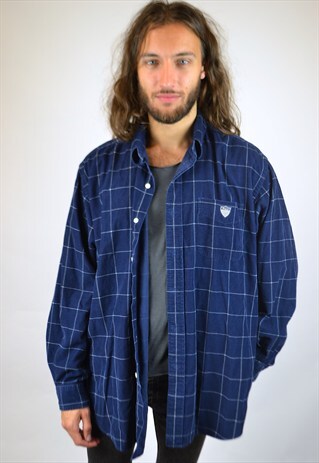 VINTAGE 90'S POLO GOLF CHECKED SHIRT