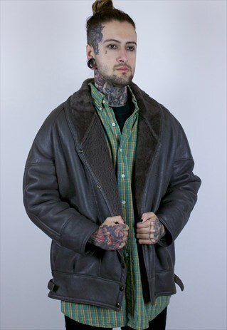 VINTAGE GENUINE SHEEPSKIN COAT