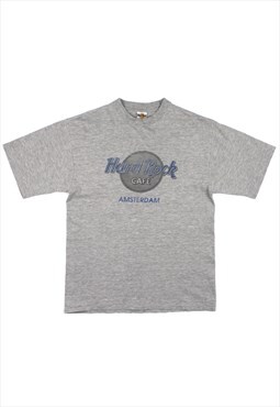 Hard Rock Cafe Amsterdam Vintage Grey T-Shirt