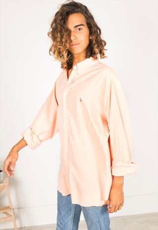 VINTAGE 80S POLO RALPH LAUREN SHIRT / R4110C702