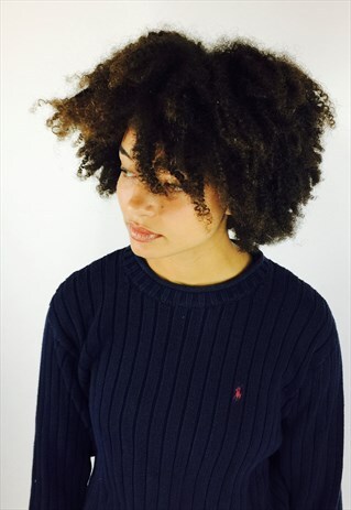 RALPH LAUREN RIBBED COTTON JUMPER