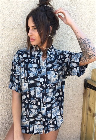 OVERSIZED RETRO 90S 80S VINTAGE UNISEX FESTIVAL SHIRT