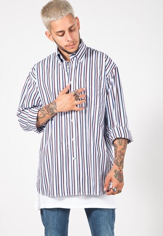VINTAGE 80S TOMMY HILFIGER SHIRT/ S1453