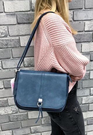 DARK BLUE CROSSBODY BAG