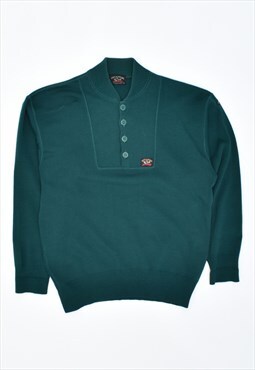 Vintage 90's Paul & Shark Sweatshirt Jumper Green
