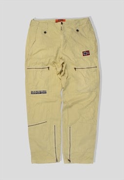 Vintage Napapijri Cargo Trousers in Cream