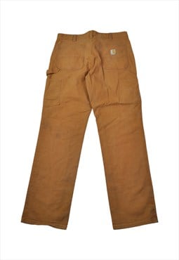 Vintage Carhartt Carpenter Denim Jeans Tan W36 L34