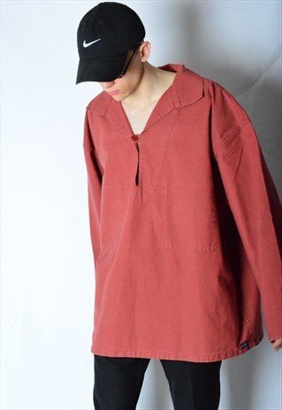 VINTAGE 70S RUSTIC RED FRENCH WORK JACK