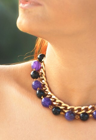 STATEMENT BEADS NECKLACE
