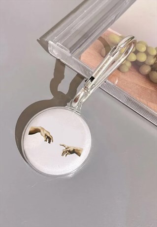 ADAM THE CREATOR MICHELANGELO AIRTAG CLEAR TPU CLIP CASE KEY