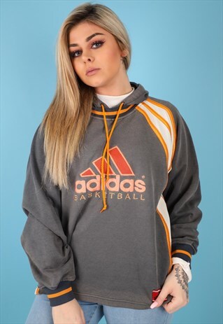 VINTAGE ADIDAS HOODIE IN MULTI NH78