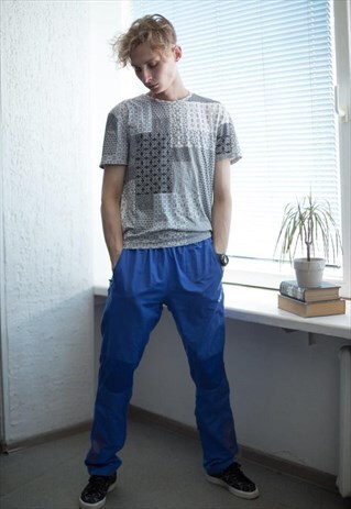 VINTAGE 90'S BLUE/PURPLE SPORTS JOGGERS