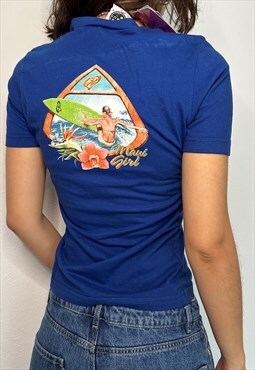 Y2K Vintage Deadstock Surf Print Tee