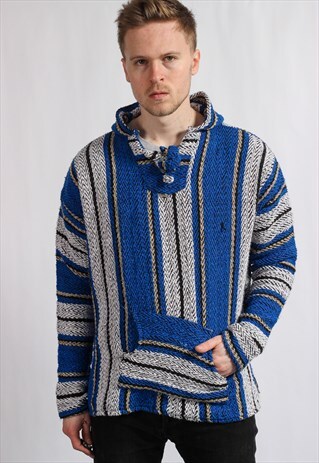 VINTAGE BAJA MEXICAN HOODIE