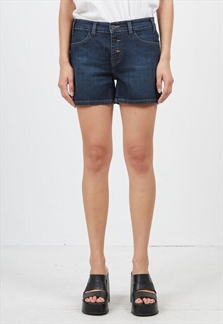 VINTAGE NAVY LEVI'S DENIM MINI SHORTS