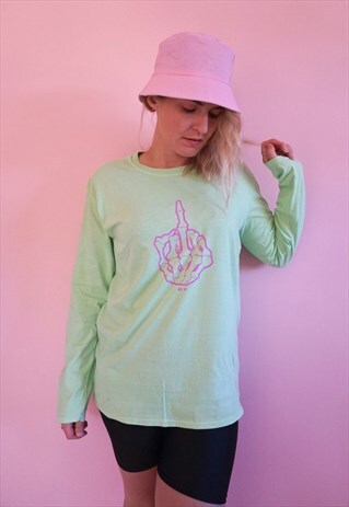 HALLOWEEN PRINT LONG SLEEVE T-SHIRT