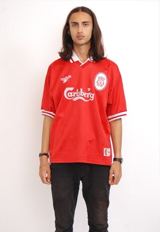 VINTAGE 96/98 LIVERPOOL HOME FOOTBALL SHIRT