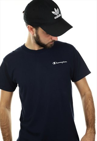 VINTAGE CHAMPION USA SPELL OUT T SHIRT TEE