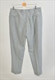 VINTAGE 90S TAILORED TROUSERS IN GREY