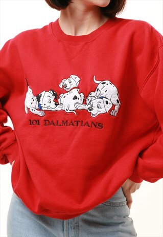 90S VINTAGE DISNEY STORE 101 DALMATIANS SWEATSHIRT 933