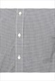 VINTAGE TOMMY HILFIGER BLACK GINGHAM SHIRT - L