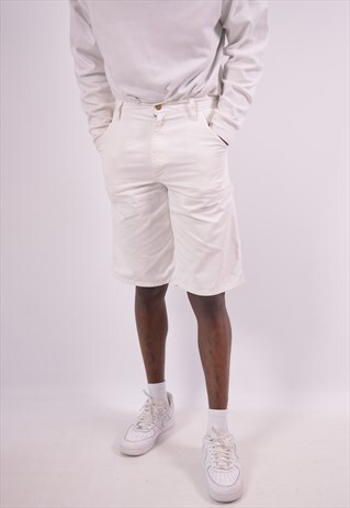 VINTAGE CARHARTT DENIM SHORTS WHITE