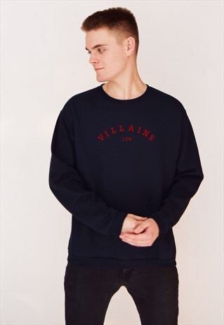 NAVY VILLAINS LDN (RED) SWEATSHIRT
