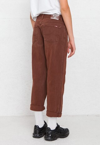 VINTAGE RETRO BROWN MUSTANG DENIM JEANS