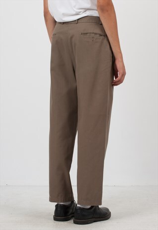 VINTAGE BROWN TROUSERS BOTTOMS
