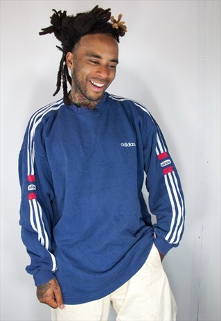 ADIDAS EMBROIDED VINTAGE SWEATSHIRT