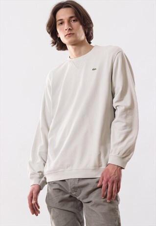 90'S VINTAGE MENS LACOSTE SWEATSHIRT CREW NECK