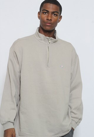 VINTAGE CHAMPION 1/4 ZIP SWEATSHIRT