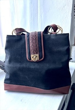 Vintage Italian Style City Woman Bag 