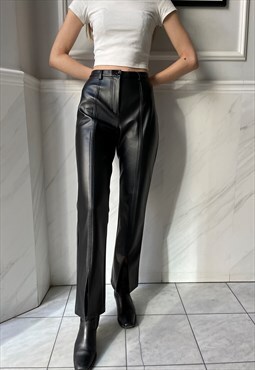Amazing Classic Faux Leather Pants