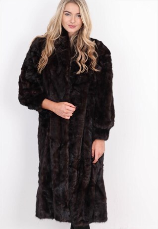 VINTAGE FAUX FUR JACKET /CVFC06