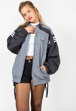 VINTAGE 80'S USA ADIDAS SHELL SPORT JACKET / S1572