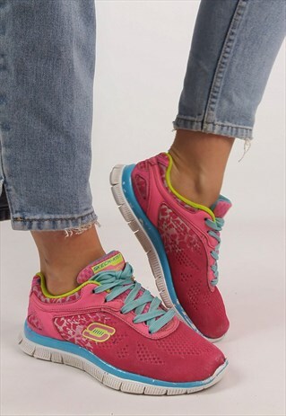 VINTAGE SKECHERS PINK RAINBOW SHOES/ UK 3 / EU 36/ US 4