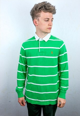 VINTAGE RALPH LAUREN RUGBY POLO SHIRT