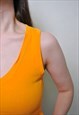 Y2K SUMMER TOP, VINTAGE MINIMALIST VOCATION TANK TOP
