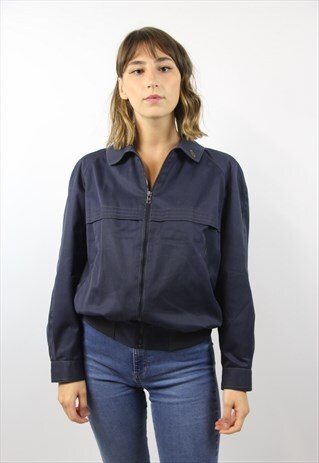 VINTAGE NAVY BOMBER JACKET