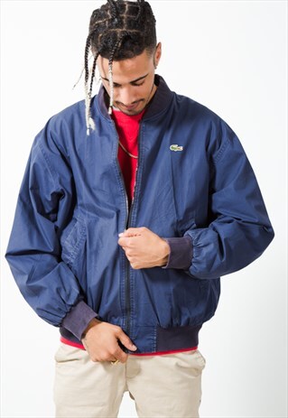 RARE VINTAGE 80S LACOSTE BOMBER JACKET /S3839